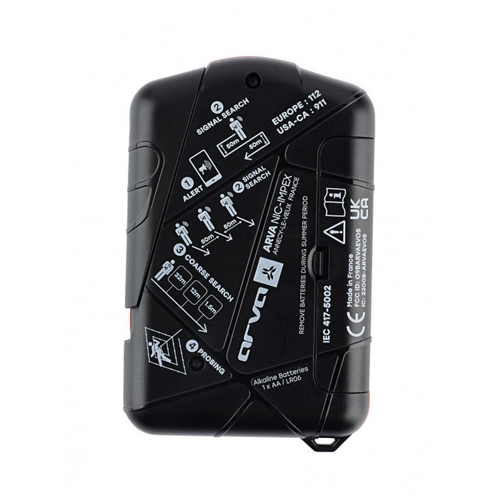 Arva Evo5+ Avalanche Beacon Black