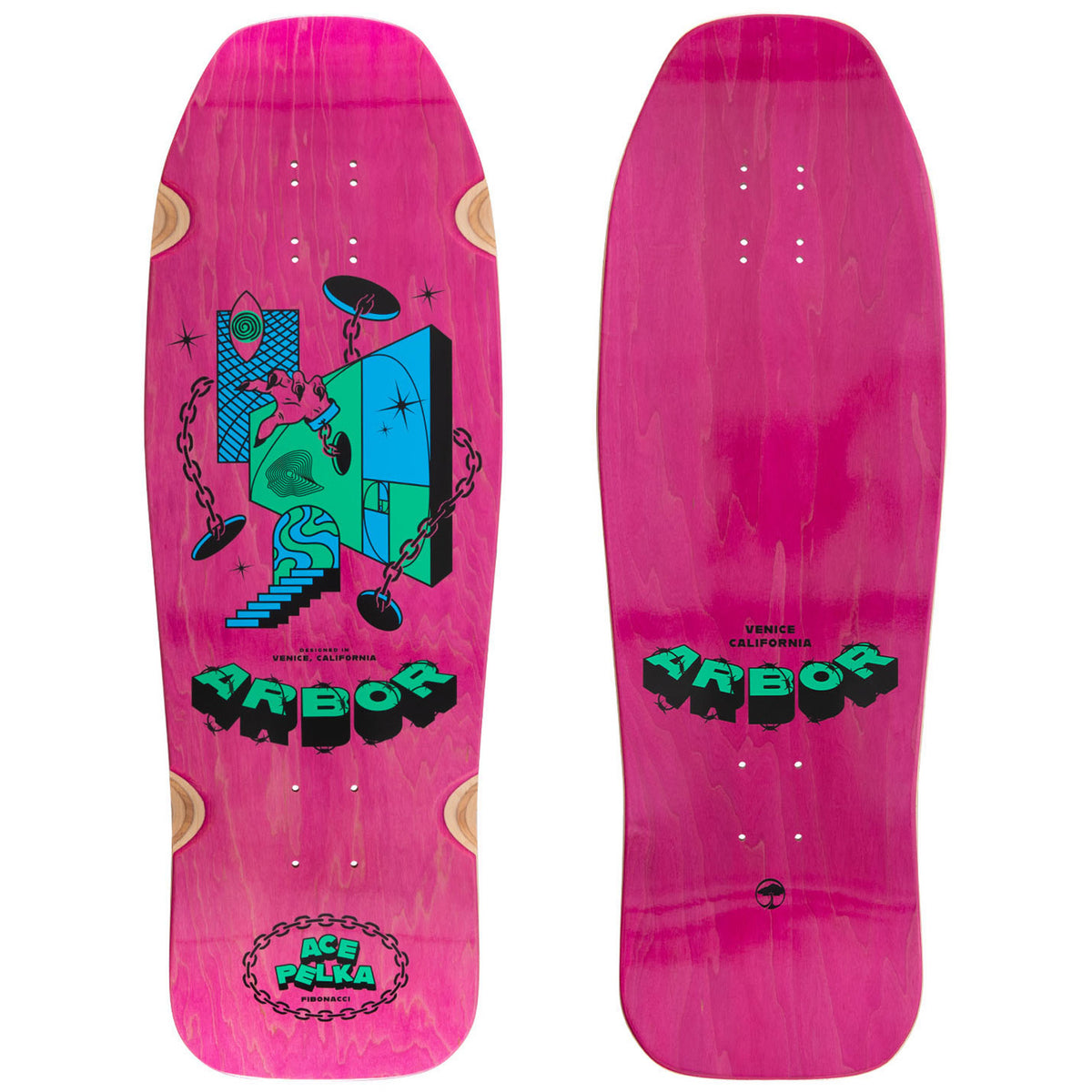 Arbor Ace Pelka Fibonacci 10.0 Skateboard Deck