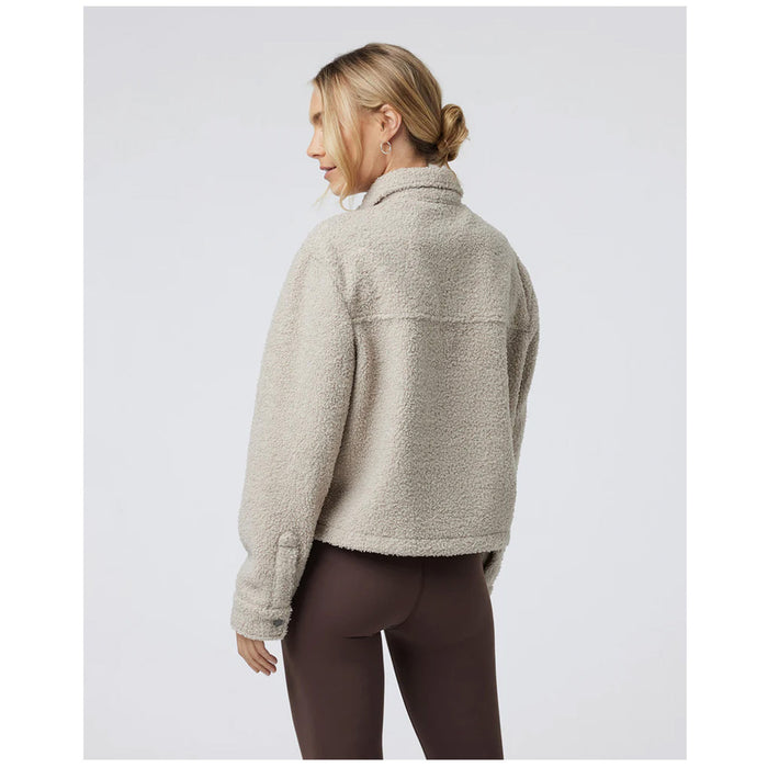 Vuori Sycamore Cropped Shirt Jacket - Women's Dark Salt