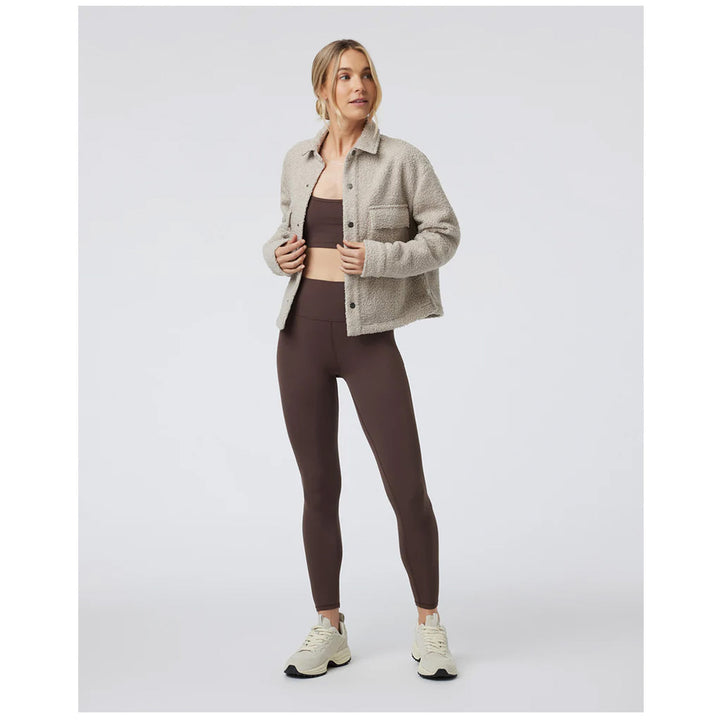 Vuori Sycamore Cropped Shirt Jacket - Women's Dark Salt