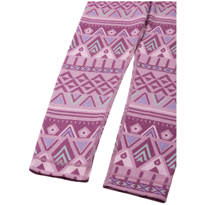 Reima Taitoa Thermal Base Layer Set - Kids' Grey Pink