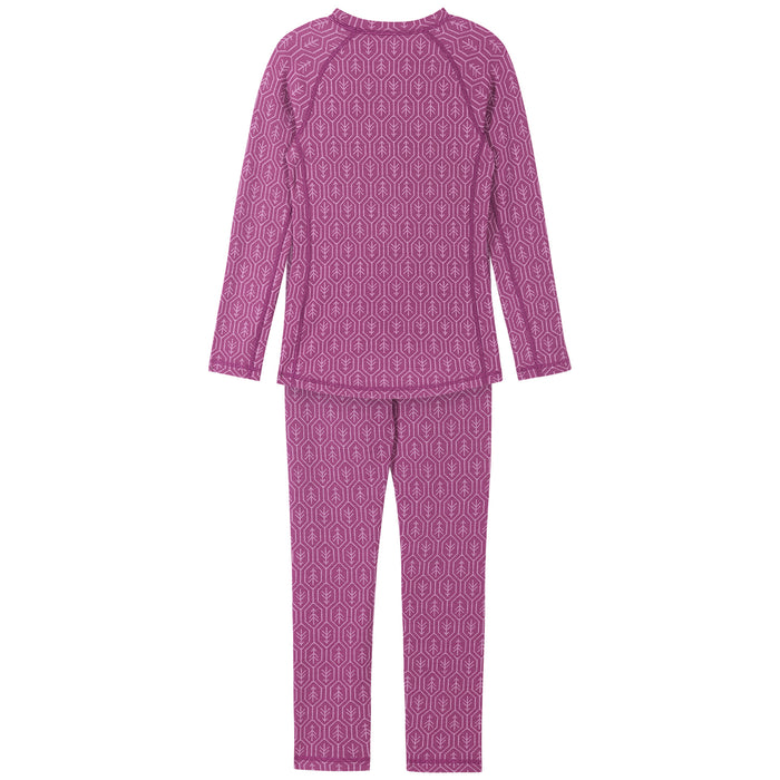 Reima Taival Thermal Base Layer Set - Kids' Red Violet