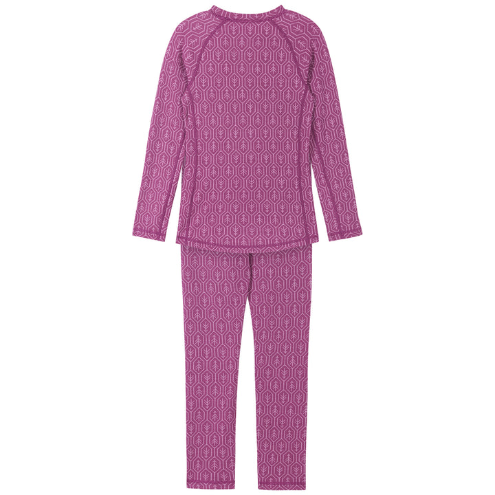 Reima Taival Thermal Base Layer Set - Kids' Red Violet