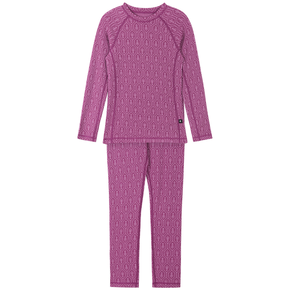 Reima Taival Thermal Base Layer Set - Kids' Red Violet