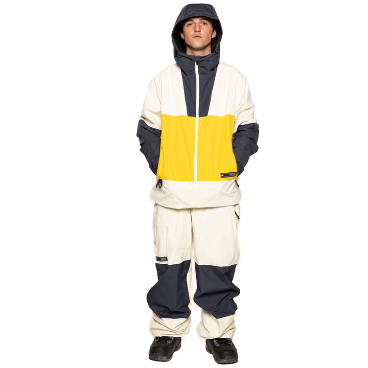 L1 Ventura Jacket - Unisex Cream/Hot Yellow/Storm