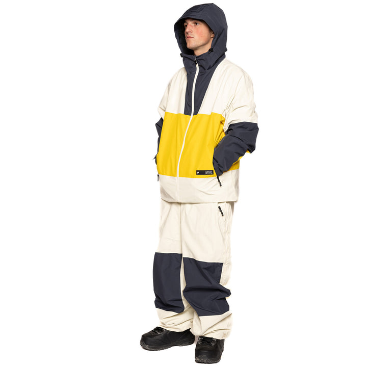 L1 Ventura Jacket - Unisex Cream/Hot Yellow/Storm
