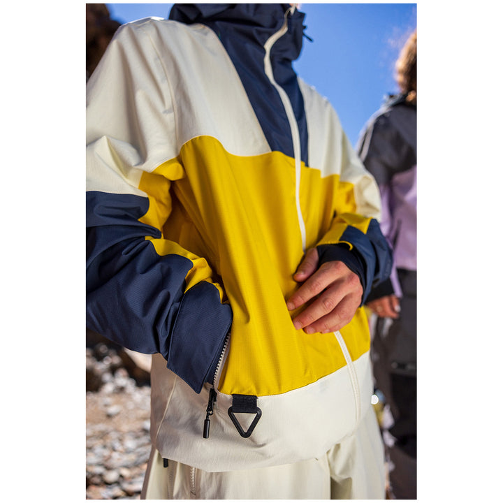 L1 Ventura Jacket - Unisex Cream/Hot Yellow/Storm