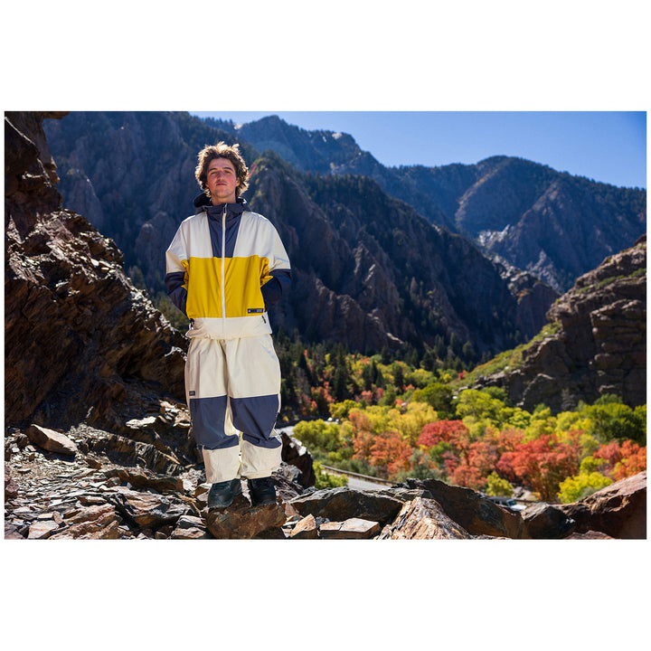 L1 Ventura Jacket - Unisex Cream/Hot Yellow/Storm
