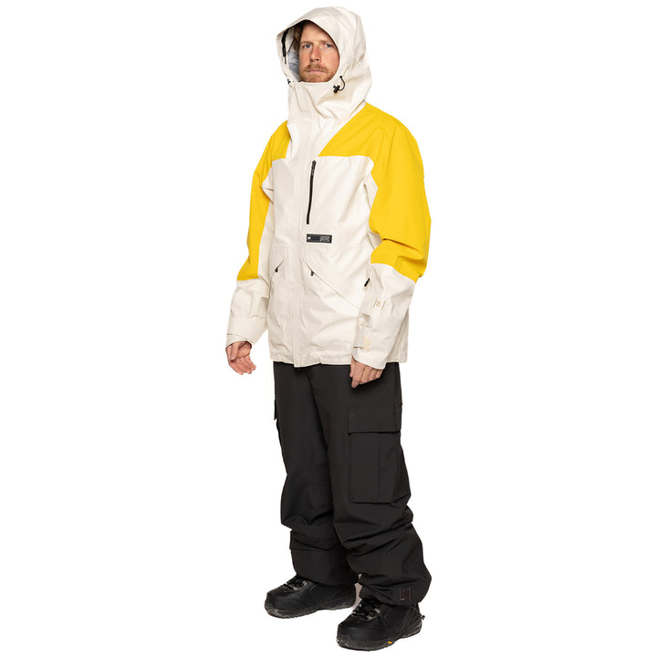 L1 Filmore Jacket - Men's Cream/Hot Yellow