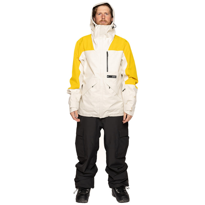 L1 Filmore Jacket - Men's Cream/Hot Yellow