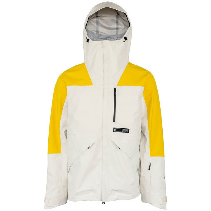 L1 Filmore Jacket - Men's Cream/Hot Yellow