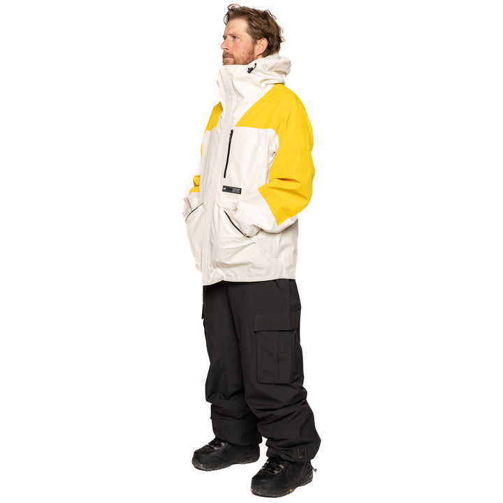 L1 Filmore Jacket - Men's Cream/Hot Yellow