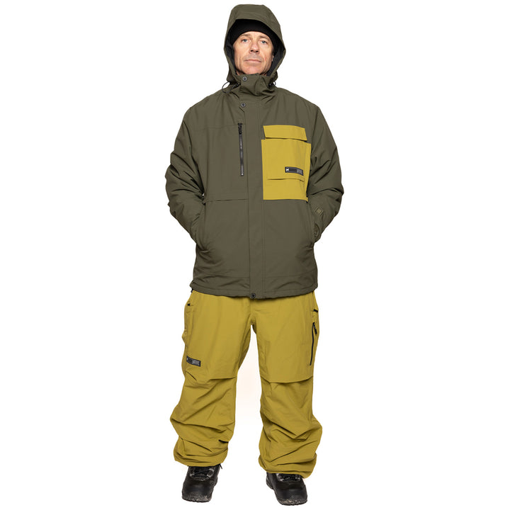 L1 Rankin Jacket - Men's Forest Night/Golden Moss