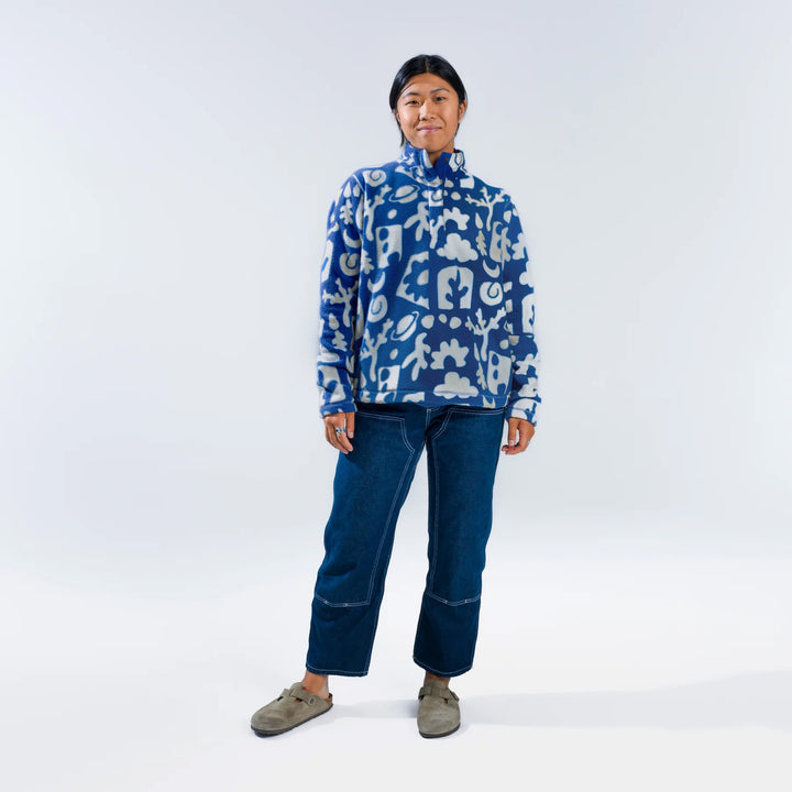 Wild Rye Danner High Pile Fleece Pullover - Women's Outer Reef