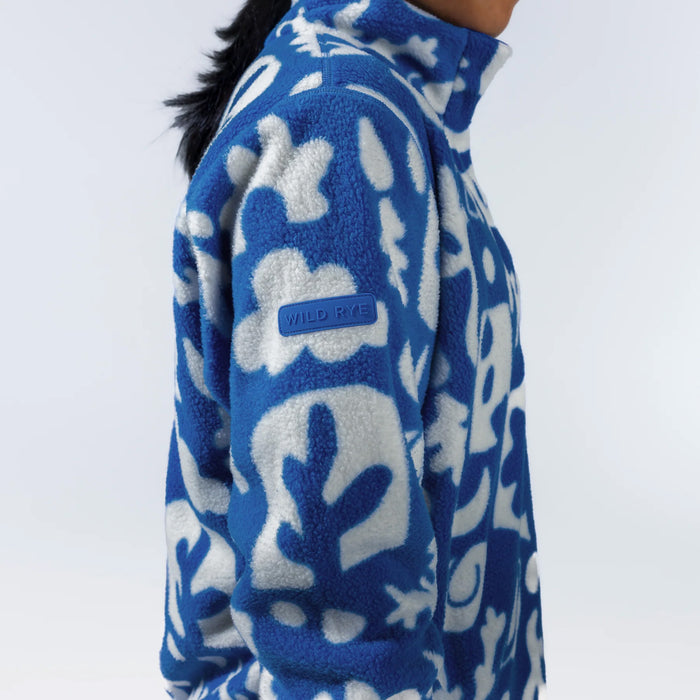 Wild Rye Danner High Pile Fleece Pullover - Women's Outer Reef