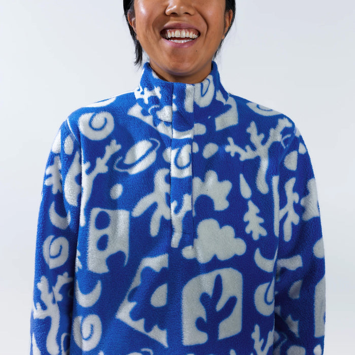 Wild Rye Danner High Pile Fleece Pullover - Women's Outer Reef