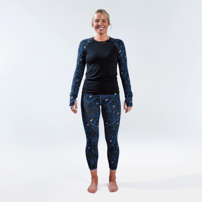 Wild Rye Evie Raglan Lite Top - Women's Retro Riptide Blue