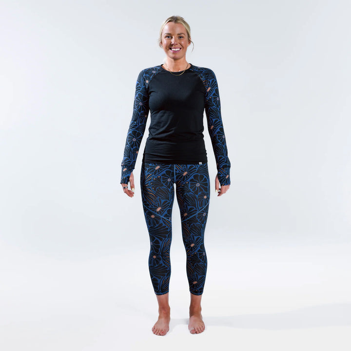 Wild Rye Evie Raglan Lite Top - Women's Retro Riptide Blue