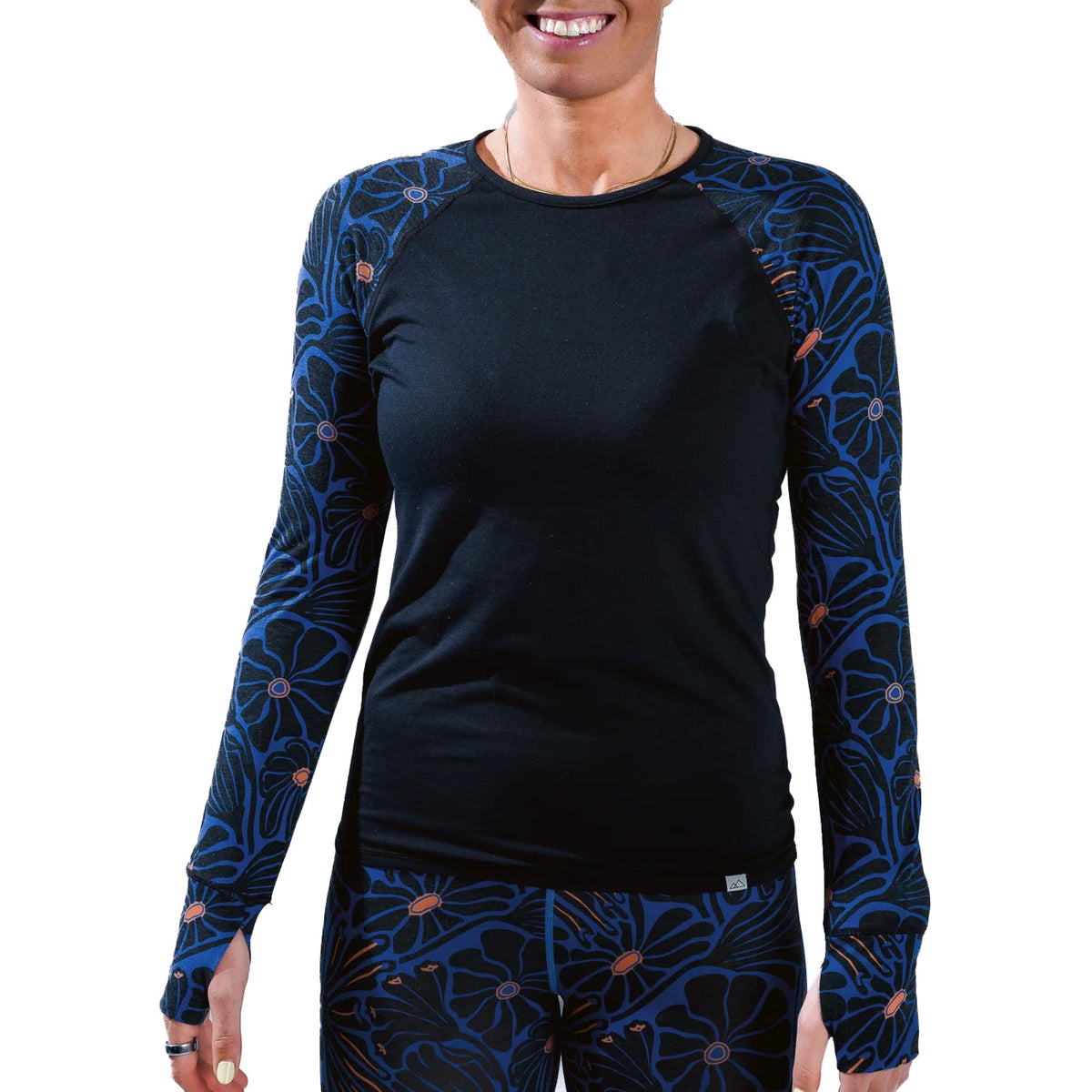 Wild Rye Evie Raglan Lite Top - Women's Retro Riptide Blue