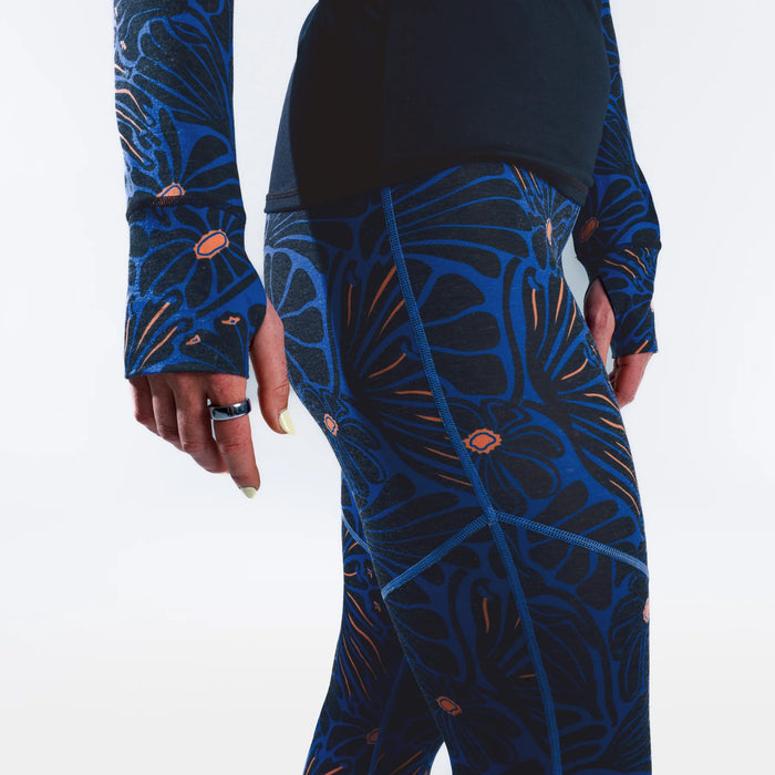 Wild Rye Evie Raglan Lite Top - Women's Retro Riptide Blue