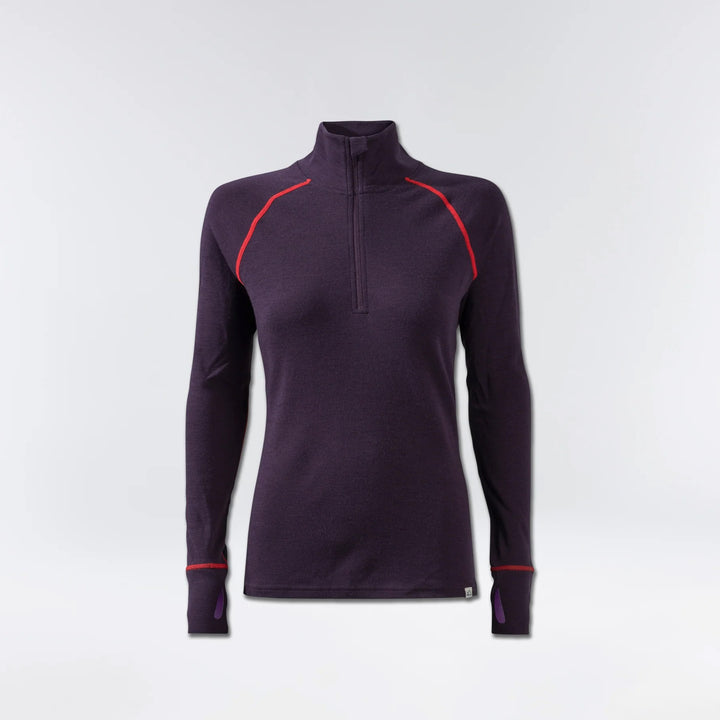 Wild Rye Hailey Half-Zip Top - Women's Eggplant