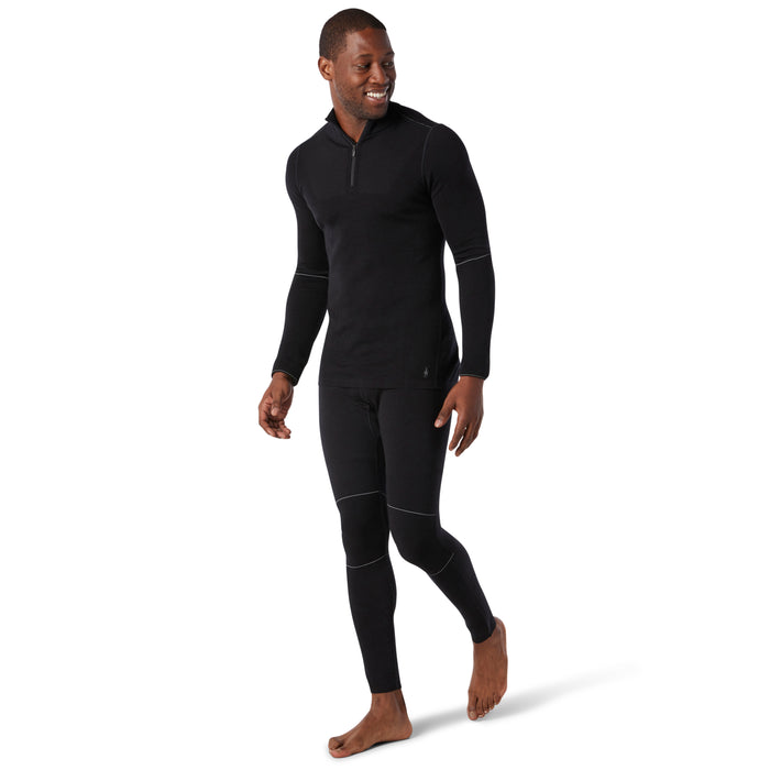 Smartwool Intraknit Thermal Max Merino Base Layer 1/4 Zip Top - Men's Black