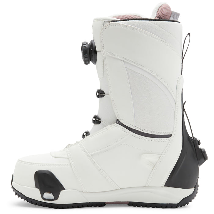 DC Lotus Step On Snowboard Boots - Women's Off White/Purple Wine