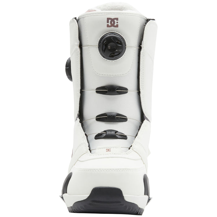 DC Lotus Step On Snowboard Boots - Women's Off White/Purple Wine