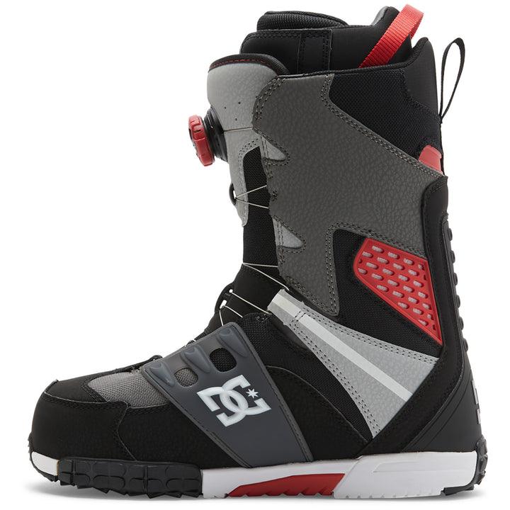 DC Phantom Snowboard Boots 2025 Black/Grey/Red
