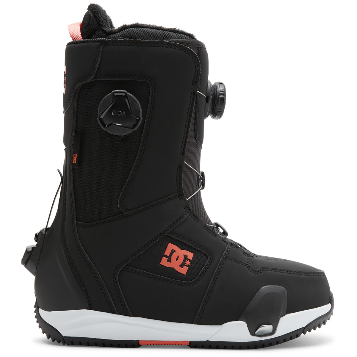 DC Phase Boa Pro Step On Snowboard Boots - Women's 2025 Black/Hot Coral