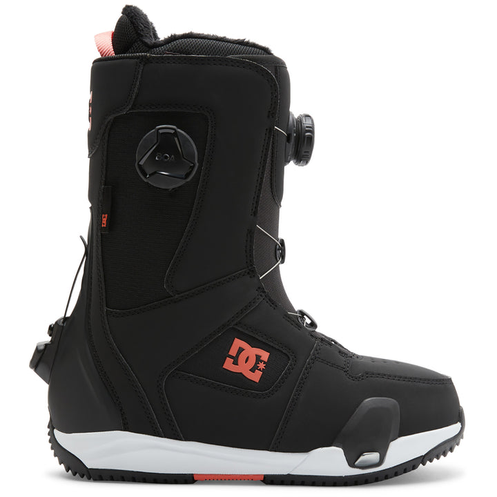 DC Phase Boa Pro Step On Snowboard Boots - Women's 2025 Black/Hot Coral