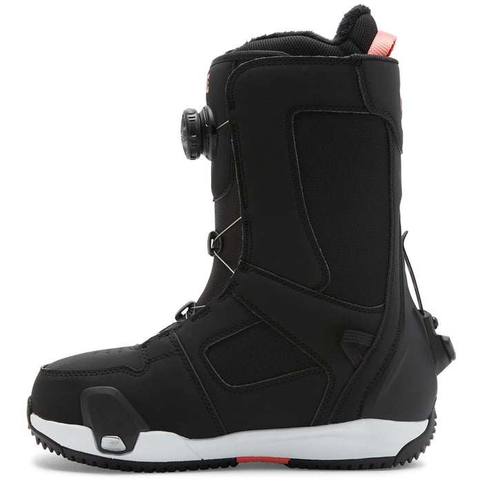 DC Phase Boa Pro Step On Snowboard Boots - Women's 2025 Black/Hot Coral