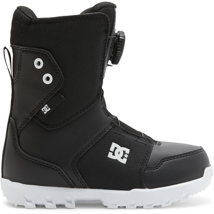 DC Youth Scout Snowboard Boots - Kids' 2025 Black/Black/White