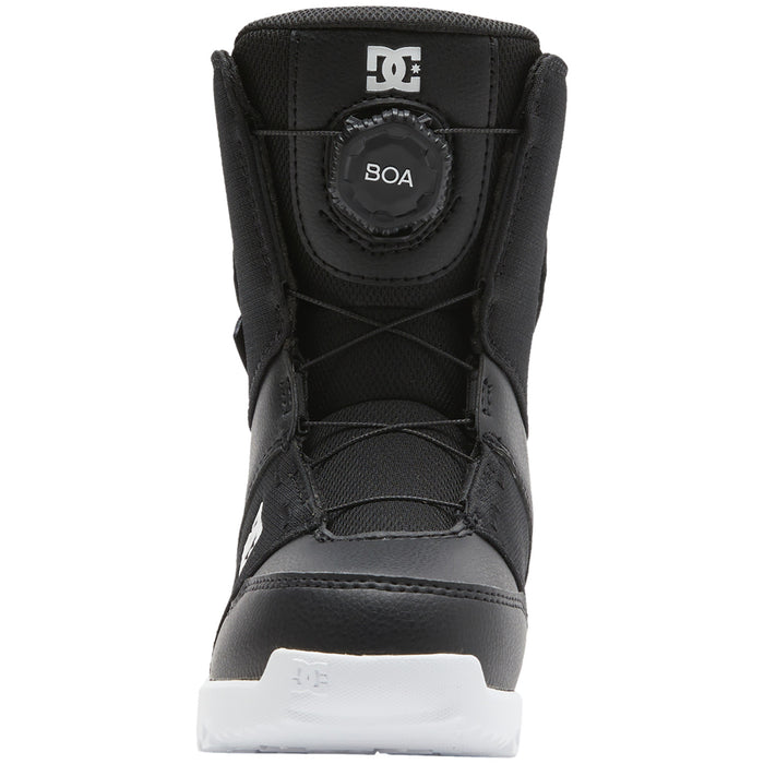 DC Youth Scout Snowboard Boots - Kids' 2025 Black/Black/White