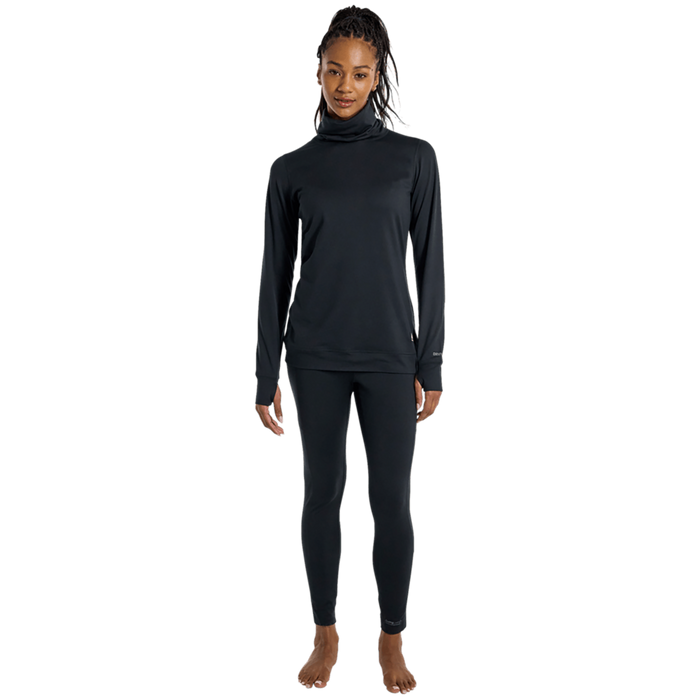 Burton Midweight Long Neck Top - Women's True Black