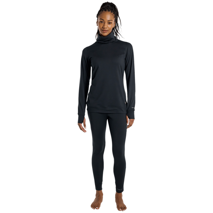 Burton Midweight Long Neck Top - Women's True Black
