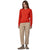 Patagonia Recycled Wool Crewneck Sweater - Women's Chevron Cable: Madder Red