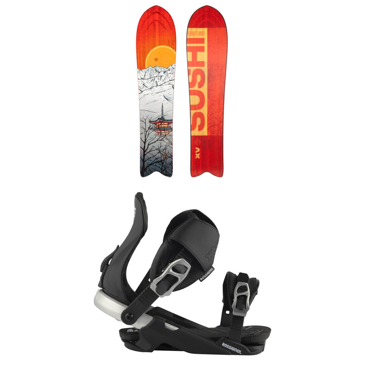 Rossignol XV Sushi Snowboard + XV Snowboard Bindings 2025