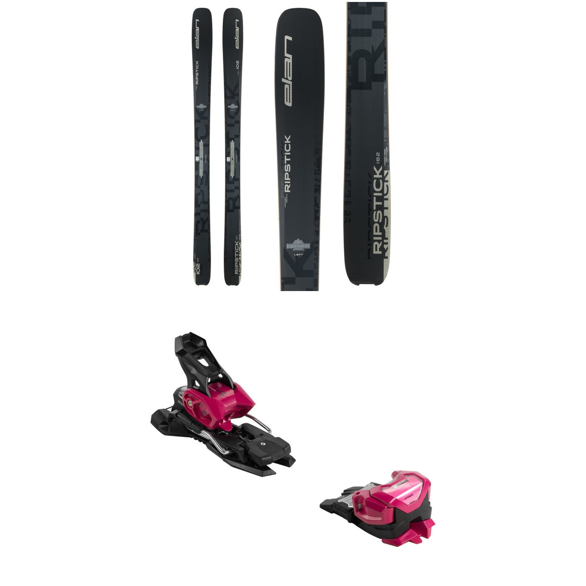 Elan Ripstick 102 Black Edition Skis + Elan x Tyrolia Attack 14 MN Ski Bindings 2025