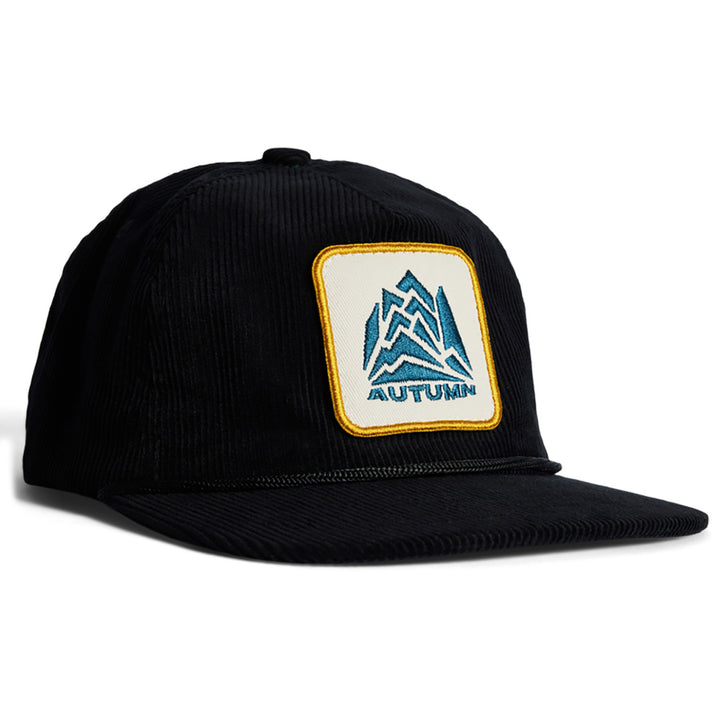 Autumn Cord Rope Hat Black