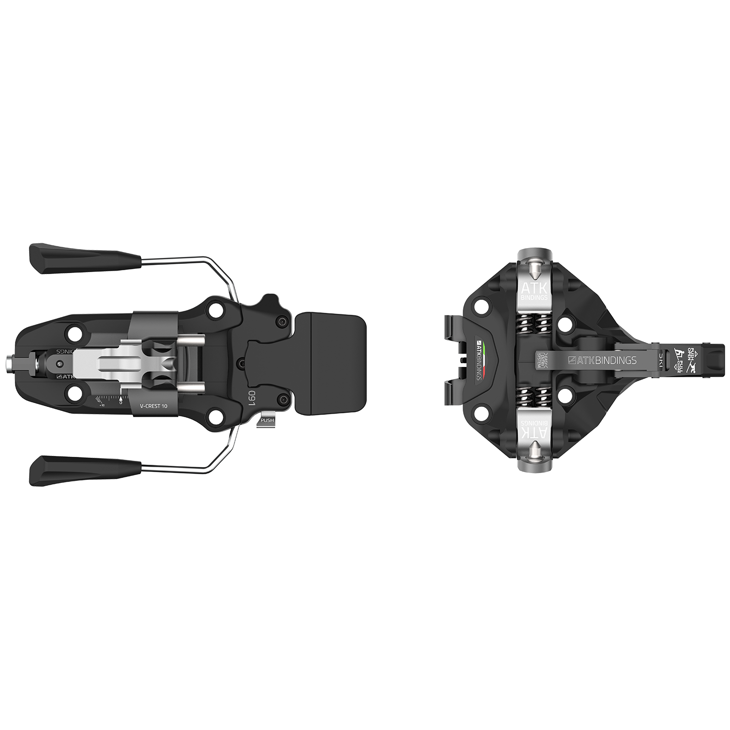 ATK V-Crest Alpine Touring Ski Bindings