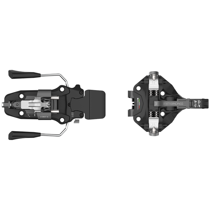 ATK V-Crest 10 Alpine Touring Ski Bindings 2026 Black Titanium