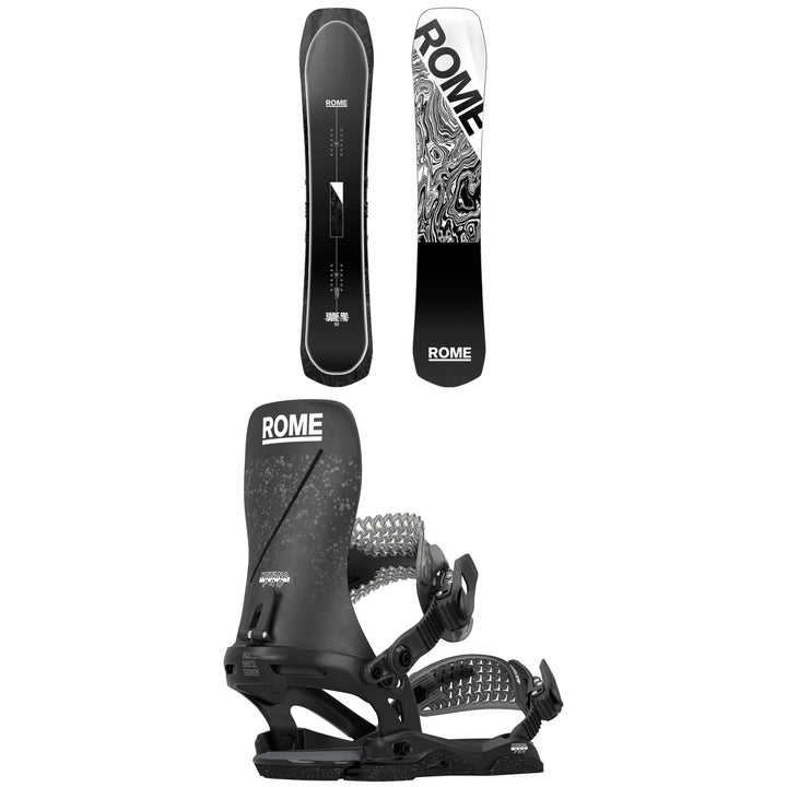 Rome Ravine Pro Snowboard + Katana Pro Snowboard Bindings 2025