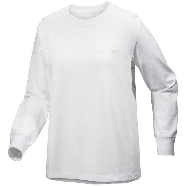 Arc'teryx Kragg Cotton Bird Crew Long-Sleeve T-Shirt - Women's White Light/White