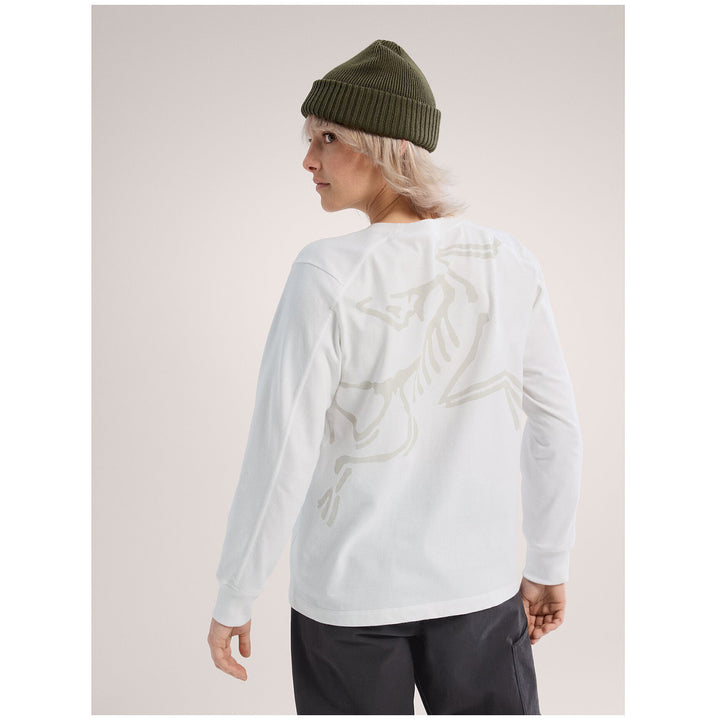 Arc'teryx Kragg Cotton Bird Crew Long-Sleeve T-Shirt - Women's White Light/White