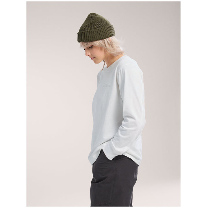 Arc'teryx Kragg Cotton Bird Crew Long-Sleeve T-Shirt - Women's White Light/White