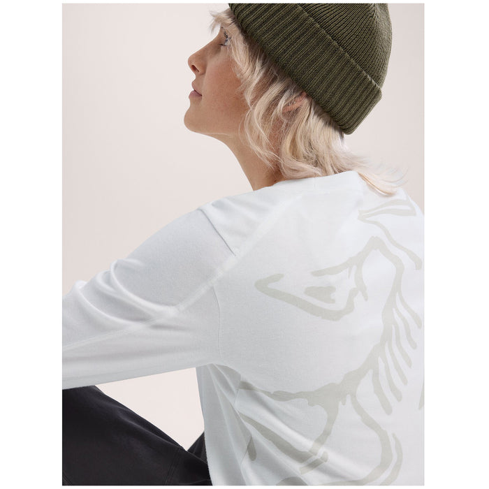 Arc'teryx Kragg Cotton Bird Crew Long-Sleeve T-Shirt - Women's White Light/White