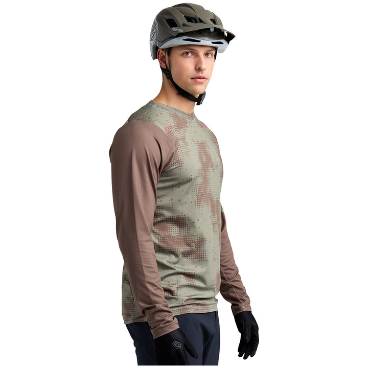 Troy Lee Designs Skyline Chill L/S Jersey Scattered Olive