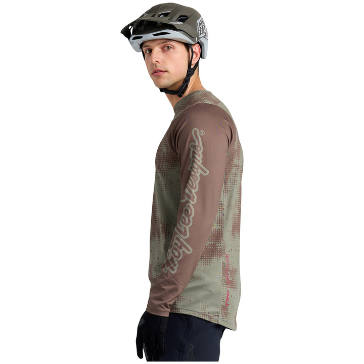 Troy Lee Designs Skyline Chill L/S Jersey Scattered Olive