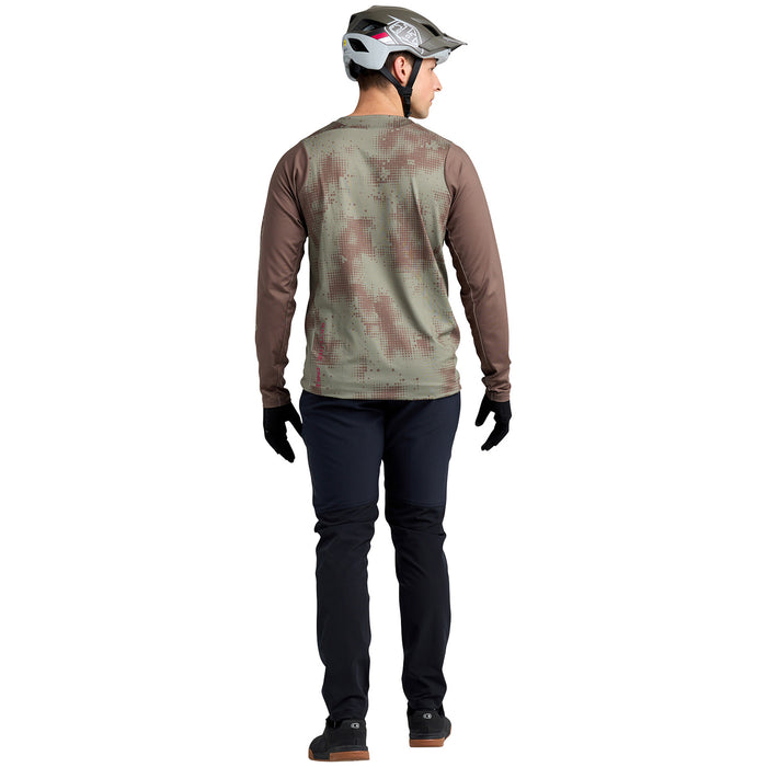 Troy Lee Designs Skyline Chill L/S Jersey Scattered Olive